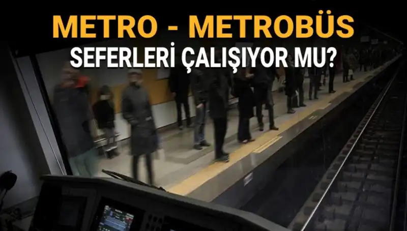 İstanbul'da Metrobüs ve Metro Durumu: Bugün Seferler Açık mı, Kapalı mı?
