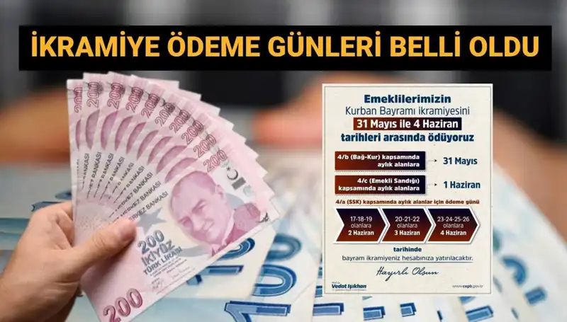 Emeklilerin Bayram İkramiyeleri İçin Tarih Açıklandı: 4 Bin TL Ne Zaman Yatacak?