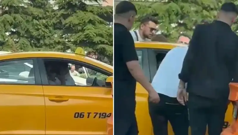Trafikte Tartıştığı Taksi Şoförünü Yumruklayarak Suçüstü Yakalandı!