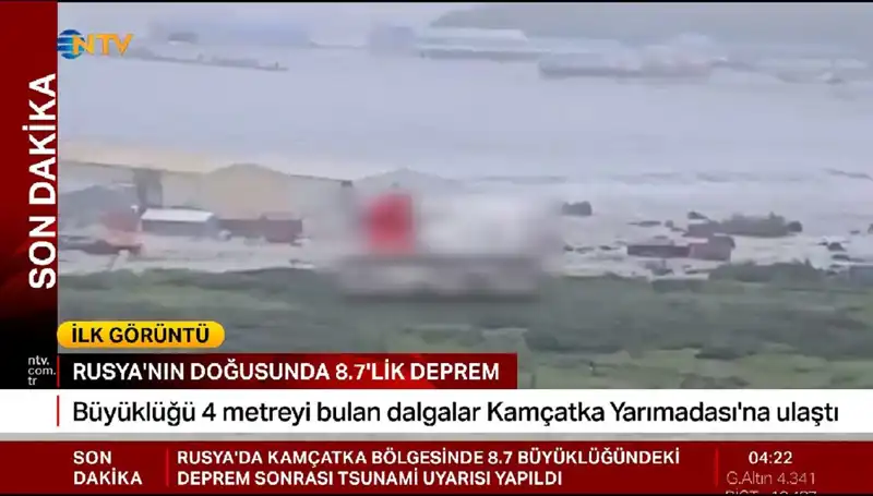Kamçatka Kıyılarında Tsunami Uyarısı: İlk Dalgalar Geldi!