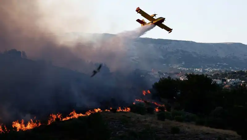 Sakız Adası'ndaki Orman Yangını Kontrol Altında: Son Gelişmeler