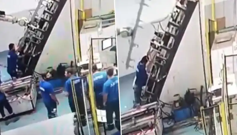 Fabrikada Şok Eden Kaza: Makine Sırtına Saplandı, Yaralı İşçi Hastaneye Kaldırıldı